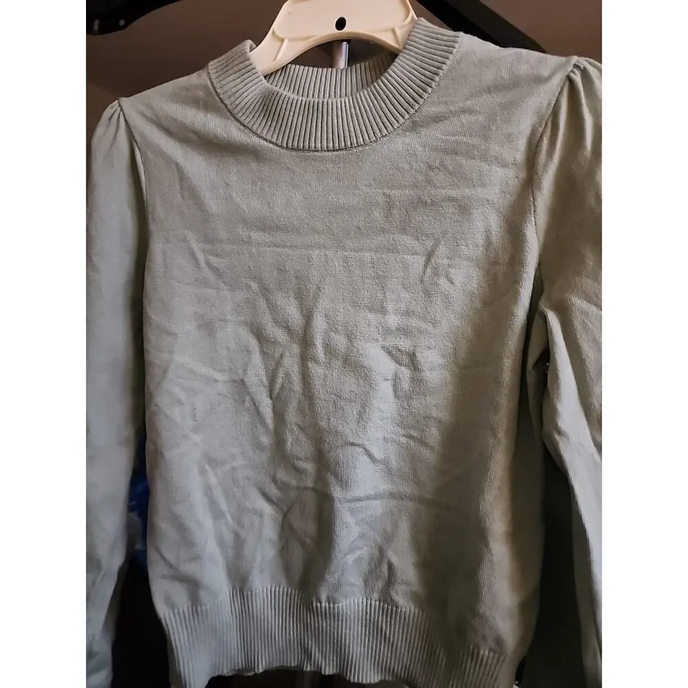 And Now This Women's Long-Sleeve Cropped Sweater Boho Medium Cr6 Excellent - Picture 3 of 5